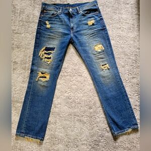 Levi distressed jeans men